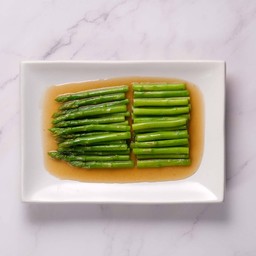 หน่อไม้ฝรั่งผัดน้ำมันหอย (S)