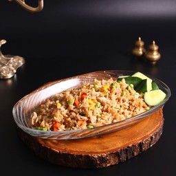 ข้าวผัดมังสวิรัติ