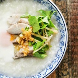 ข้าวต้มปลากระพง