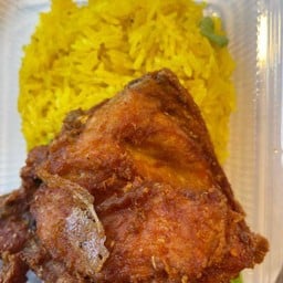 ข้าวหมกไก่ทอด