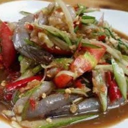 ตำแตงกุ้งสดปลาร้า