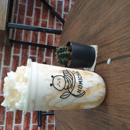 นมสดคาราเมลปั่น