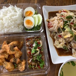 เซตอิ่มคุ้ม ข้าวกะเพราปลานิลทอด