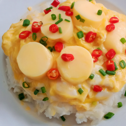 ข้าวไข่ข้น เต้าหู้ไข่