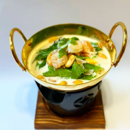 ต้มกะทิใบเหรียงกุ้ง