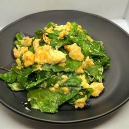 ใบเหรียงผัดไข่