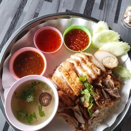 ข้าวมันเป็ด+ไก่ทอด