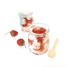 B1 กรีกโยเกิร์ต ซอสสตรอเบอร์รี่ (ขวด170g)