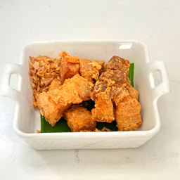 หมูสามชั้นทอดเกลือ