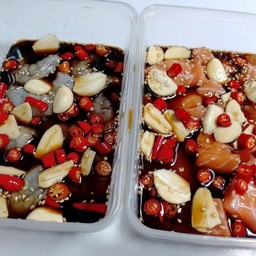 รวมดองไม่ชุด(กุ้ง+แซลมอน)