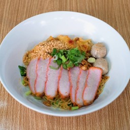 บะหมี่เกี๊ยวต้มยำแห้ง