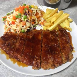 สเต็กหมูทอดเกาหลี