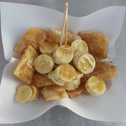 โรตีกรอบ & กล้วย & คาราเมล (ใส่กล่อง)