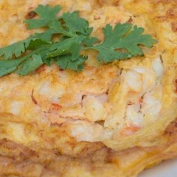 ข้าวไข่เจียวกุ้ง