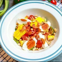 [ครัวมะละกอ] ตำข้าวโพดไข่เค็ม