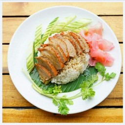 [บ้านบะหมี่สาขา2] ข้าวหน้าเป็ด