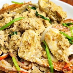 ปูผัดผงกะหรี่ -เป็นกับข้าว