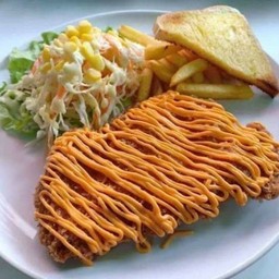 ไก่กรอบราดชีส