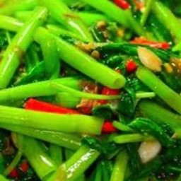 ผักบุ้งไฟแดง -เป็นกับข้าว