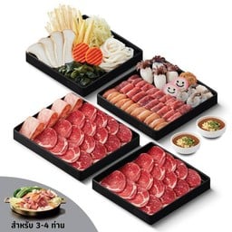 ชุดปิ้งย่างเนื้อ+ซีฟู้ด L