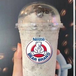 นมหมีโอริโอ้ปั่น