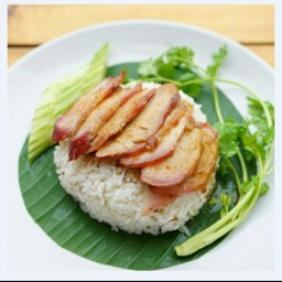 [บ้านบะหมี่สาขา2] ข้าวหมูแดง