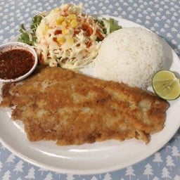 ข้าวปลาย่างมะนาว