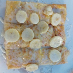 โรตีใส่ไข่ใส่กล้วย (ใส่กล่อง)