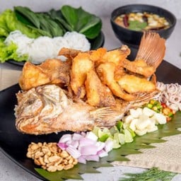 เมี่ยงปลานิลทอด ทอดใหม่ทุกตัว