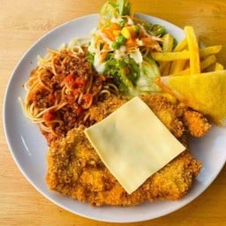 สเต็กไก่อลาสก้า