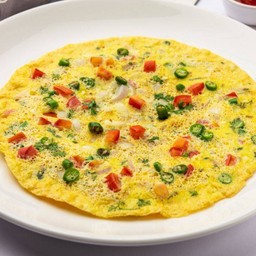 ข้าวไข่เจียวรวมมิตรเจหนึ่งฟอง