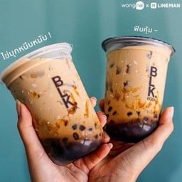 ชานมบราวน์ Size M หวานปกติ2แก้ว