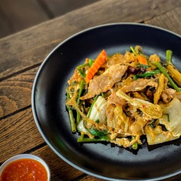 สุกี้ผัดแห้ง