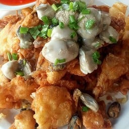 หอยนางรมทอด