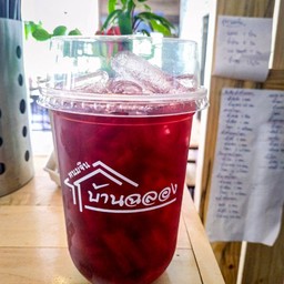 น้ำกระเจี๊ยบ ( ใช้หญ้าหวาน)