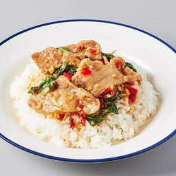 ข้าวกะเพราหมูหมัก
