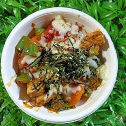 ป๋ากบ Street food ผัด ทอด ลวก ตลาดต้นไทร@แบริ่ง