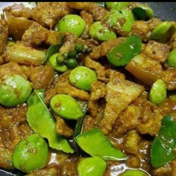 (กับข้าว) ผัดเครื่องแกงสะตอ