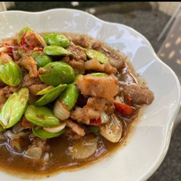(กับข้าว) ผัดกะปิสะตอ