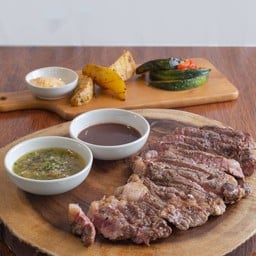 Grilled NZ Striploin for 2