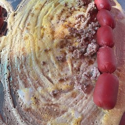 ไส้รวม ไข่ไส้กรอกหมูสับ