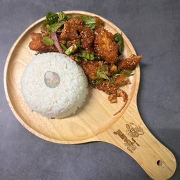 ข้าวยำไก่แซ่บ