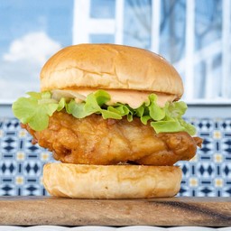 Sriracha Fried Chicken Burger