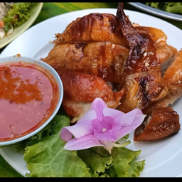 ไก่อบน้ำผึ้งครึ่งตัว