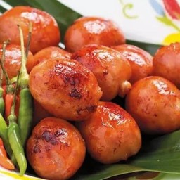 ใส่กรอกอีสานชุดใหญ่ใซจัมโบ้ให้ใส่กรอกอีสาน10ลูกแบบจุกๆ