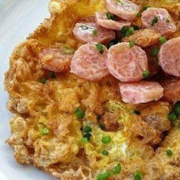ไข่เจียวแหนมราดข้าว(RBH 45B.)