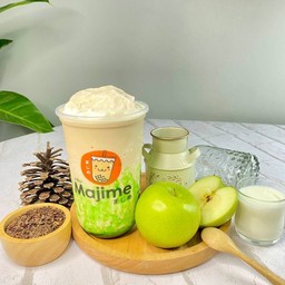 ชานมแอปเปิ้ลปั่น