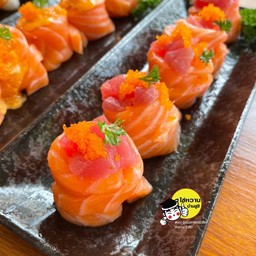 ซูชิแซลมอนทูน่า
