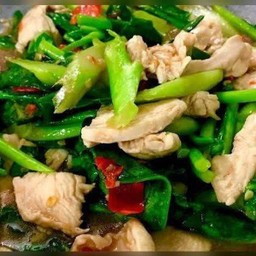 คะน้าไก่ราดข้าว(RBH 50B.)