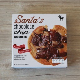 Frozen Santa Chocolate Chip Cookie